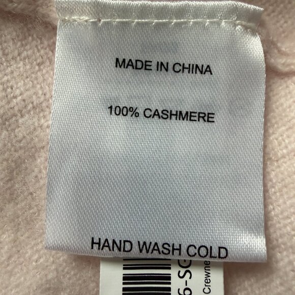 QUINCE 100% Mongolian Cashmere Crew Neck Sweater Minimal Pink Medium - Picture 10 of 11